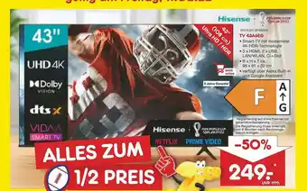 Netto Marken-Discount Tv 43a6eg Hisense Angebot