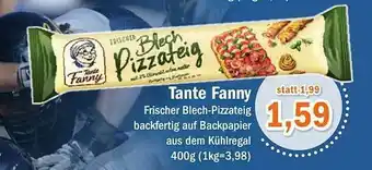 Aktiv Irma Tante Fanny Frischer Blech-pizzateig Angebot