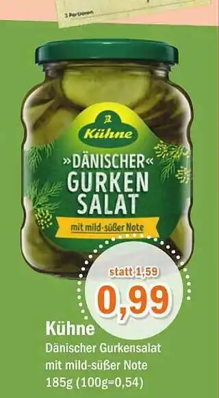 Aktiv Irma Kühne Dänischer Gurkensalat Mit Mild-süßer Note Angebot