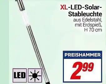 CENTERSHOP Xl-led-solar-stableuchte Angebot