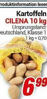 CENTERSHOP Kartoffeln Cilena 10 Kg Angebot