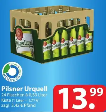 Famila Nord Ost Pilsner Urquell 24x0,33L Angebot