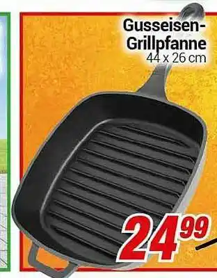 CENTERSHOP Gusseisen-grillpfanne Angebot