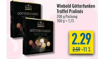 diska Wiebold Götterfunken Trüffel Pralinés Angebot