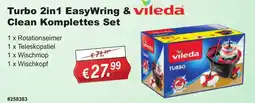 Stabilo Fachmarkt Vileda Turbo 2in1 EasyWring & Clean Komplettes Set Angebot