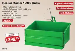 Stabilo Fachmarkt Heckcontainer 1000S Basic DEMA Angebot