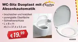 Stabilo Fachmarkt WC-Sitz Duoplast mit Absenkautomatik KesTek Angebot