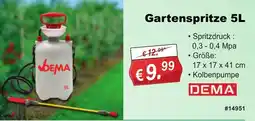 Stabilo Fachmarkt Gartenspritze 5L DEMA Angebot
