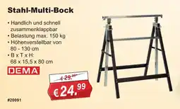 Stabilo Fachmarkt Stahl-Multi-Bock DEMA Angebot