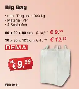 Stabilo Fachmarkt Big Bag DEMA Angebot