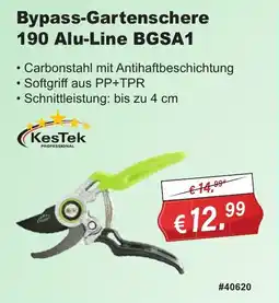 Stabilo Fachmarkt Bypass-Gartenschere 190 Alu-Line BGSA1 Kestek Angebot