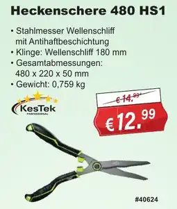 Stabilo Fachmarkt Heckenschere 480 HS1 KesTek Angebot