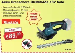 Stabilo Fachmarkt Akku Grasschere DUM604ZX 18V Solo Angebot