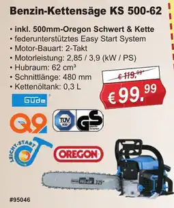 Stabilo Fachmarkt Benzin-Kettensäge KS 500-62 Angebot