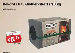 Stabilo Fachmarkt Rekord Braunkohlebriketts Angebot