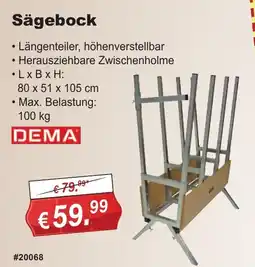 Stabilo Fachmarkt Sägebock DEMA Angebot