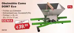 Stabilo Fachmarkt Obstmühle Como DOM7 Eco Angebot