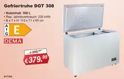 Stabilo Fachmarkt Gefriertruhe DGT 308 DEMA Angebot