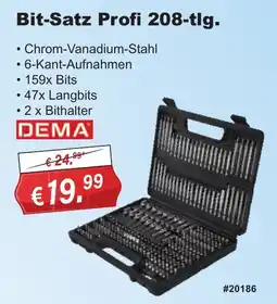 Stabilo Fachmarkt Bit-Satz Profi 208-tlg. DEMA Angebot
