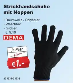 Stabilo Fachmarkt Strickhandschuhe mit Noppen DEMA Angebot