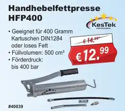 Stabilo Fachmarkt Handhebelfettppresse HFP400 KesTek Angebot