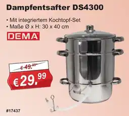 Stabilo Fachmarkt Dampfentsafter DS4300 DEMA Angebot