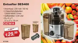 Stabilo Fachmarkt Entsafter DES400 DEMA Angebot