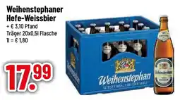 trinkgut Weihenstephaner Hefe-Weissbier Angebot