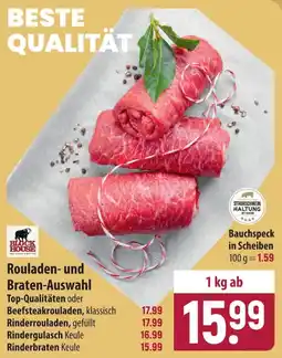 Famila Nord Ost BLOCK HOUSE Bauchspeck in Scheiben Angebot
