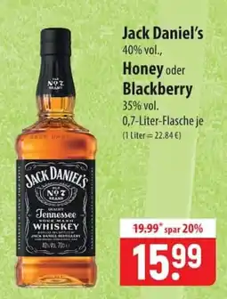 Famila Nord Ost Jack Daniel's Tennessee Sour Mash Whiskey Angebot