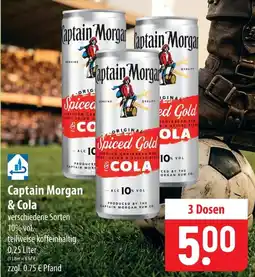 Famila Nord Ost Captain Morgan & Cola Angebot