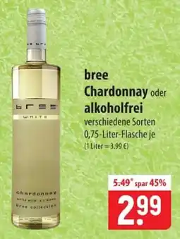 Famila Nord Ost bree Chardonnay oder alkoholfrei Angebot