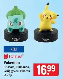 Famila Nord Ost tonies Pokémon Bisasam, Glumanda, Schiggy oder Pikachu Angebot