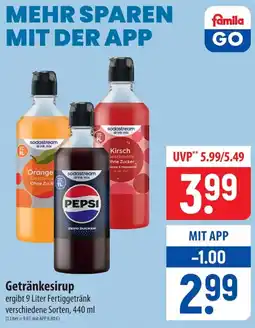 Famila Nord Ost sodastream Getränkesirup Angebot