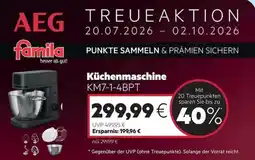 Famila Nord Ost AEG Küchenmaschine KM7-1-4BPT Angebot