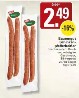 WEZ Bauerngut Schinkenpfefferbeißer Angebot