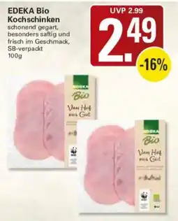 WEZ EDEKA Bio Kochschinken Angebot