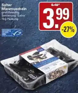 WEZ Sylter Miesmuscheln Angebot