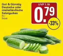 WEZ Deutsche oder niederländische Salatgurken Angebot