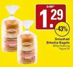 WEZ Smashed Brioche Bagels Angebot