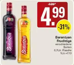 WEZ Berentzen Fruchtige Angebot