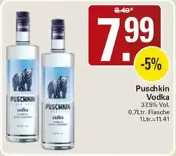 WEZ Puschkin Vodka Angebot