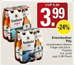 WEZ Krombacher Pils Angebot