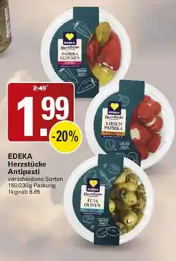 WEZ EDEKA Herzstücke Antipasti Angebot