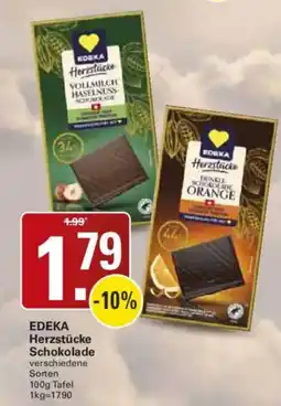 WEZ EDEKA Herzstücke Schokolade Angebot