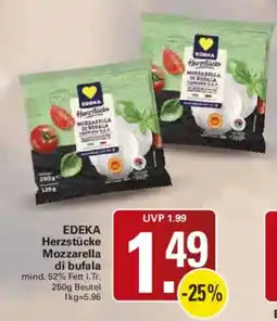 WEZ EDEKA Herzstücke Mozzarella di bufala Angebot