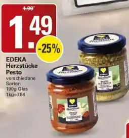 WEZ EDEKA Herzstücke Pesto Angebot
