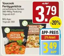 WEZ Youcook Fertiggerichte Angebot