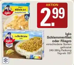 WEZ Iglo Schlemmerfilet oder Filegro Angebot