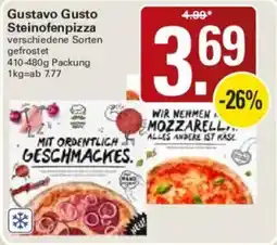 WEZ Gustavo Gusto Steinofenpizza Angebot
